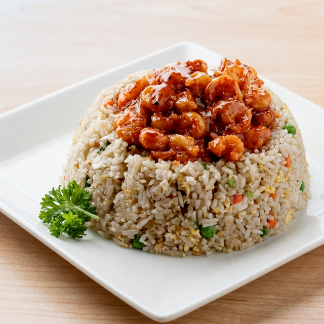 Crawfish Fried Rice.